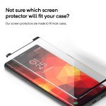 Wholesale Galaxy Note 9 Tempered Glass Full Screen Protector - Case Friendly (Glass Black)